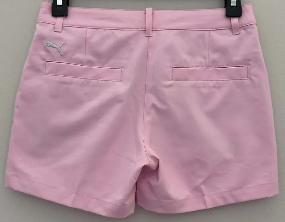 NWT's Puma Drycell Boys 12 Pink Golf Pocket Shorts Size 11/12